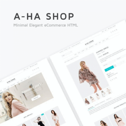 A-ha Shop Elegant eCommerce HTML Template