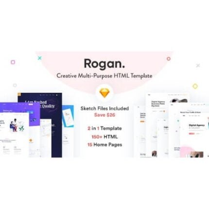 Rogan – Creative Multipurpose HTML RTL template