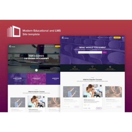 Udema – Educational Site Template